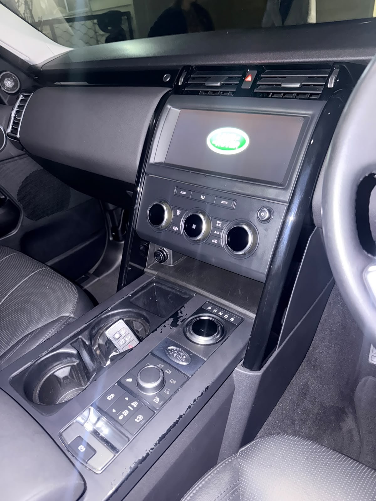 Centre console deep cleaned